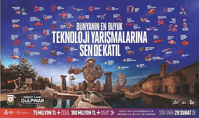 TEKNOFEST 2026 TEKNOLOJİ YARIŞMALARI BAŞVURULARI BAŞLADI