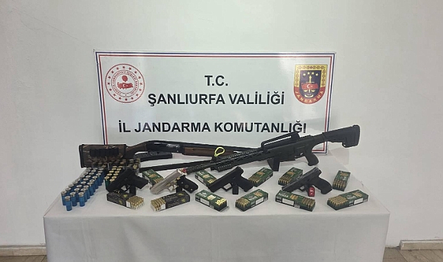 Eyyübiye’de Ruhsatsız Silah Operasyonu: Çok Sayıda Silah ve Mühimmat Ele Geçirildi