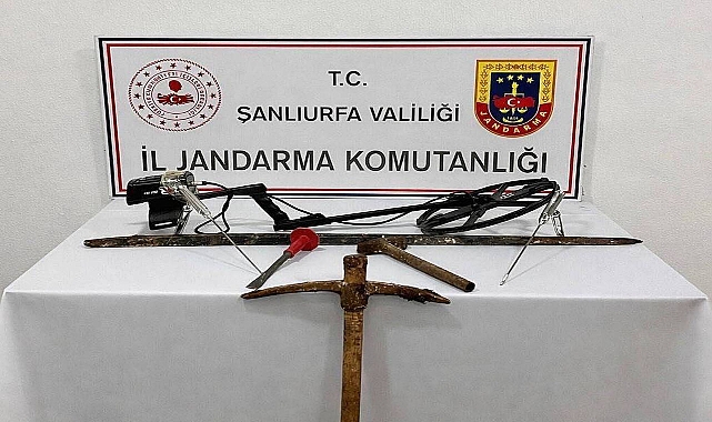 Şanlıurfa’da İzinsiz Kazı Yapan 2 Şahıs Suçüstü Yakalandı!