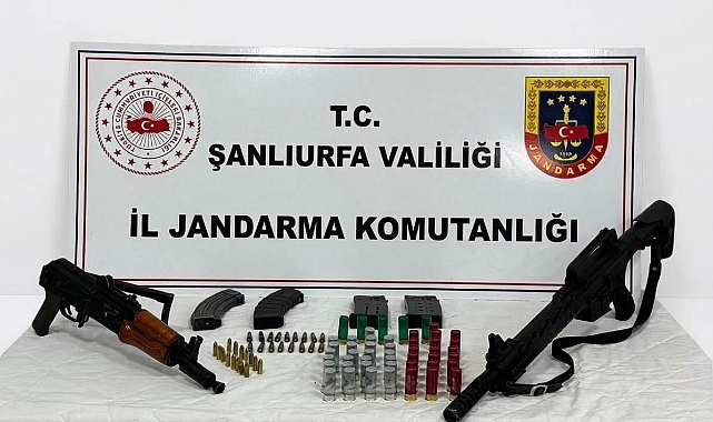 Akçakale'de Ruhsatsız Silah Operasyonu