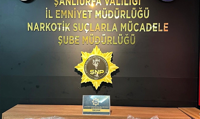 Şanlıurfa’da Narkotik Operasyonu!