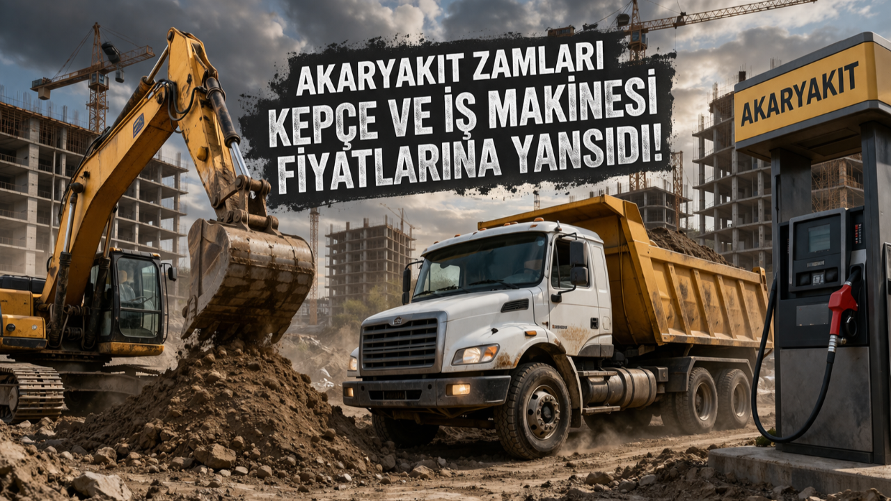 Akaryakıt Zamları Kepçe Saat Ücretleri De Yansıdı