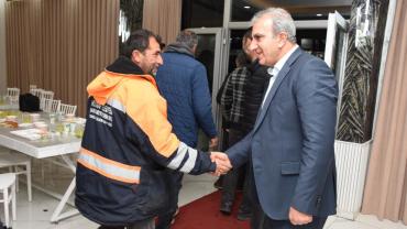 Eşbaşkan Paydaş ve Yeşil Personelini İftarda Ağırladı