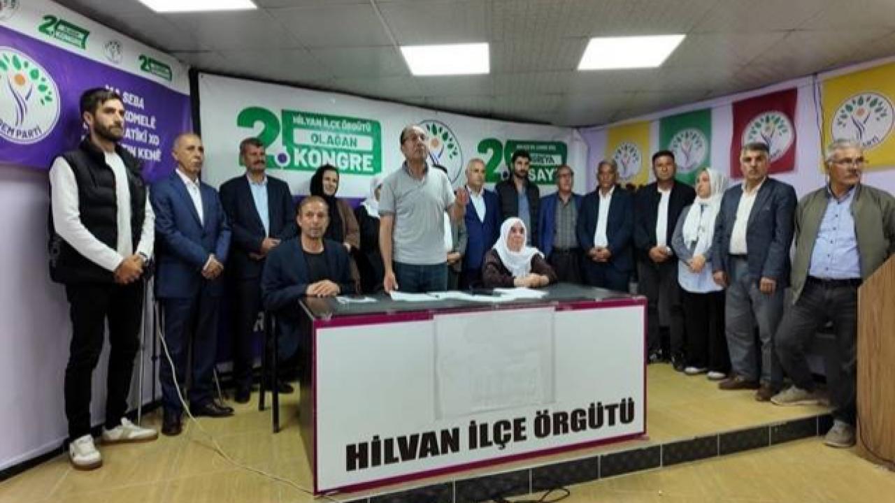 DEM Parti Hilvan İlçe Kongresi Gerçekleştirildi