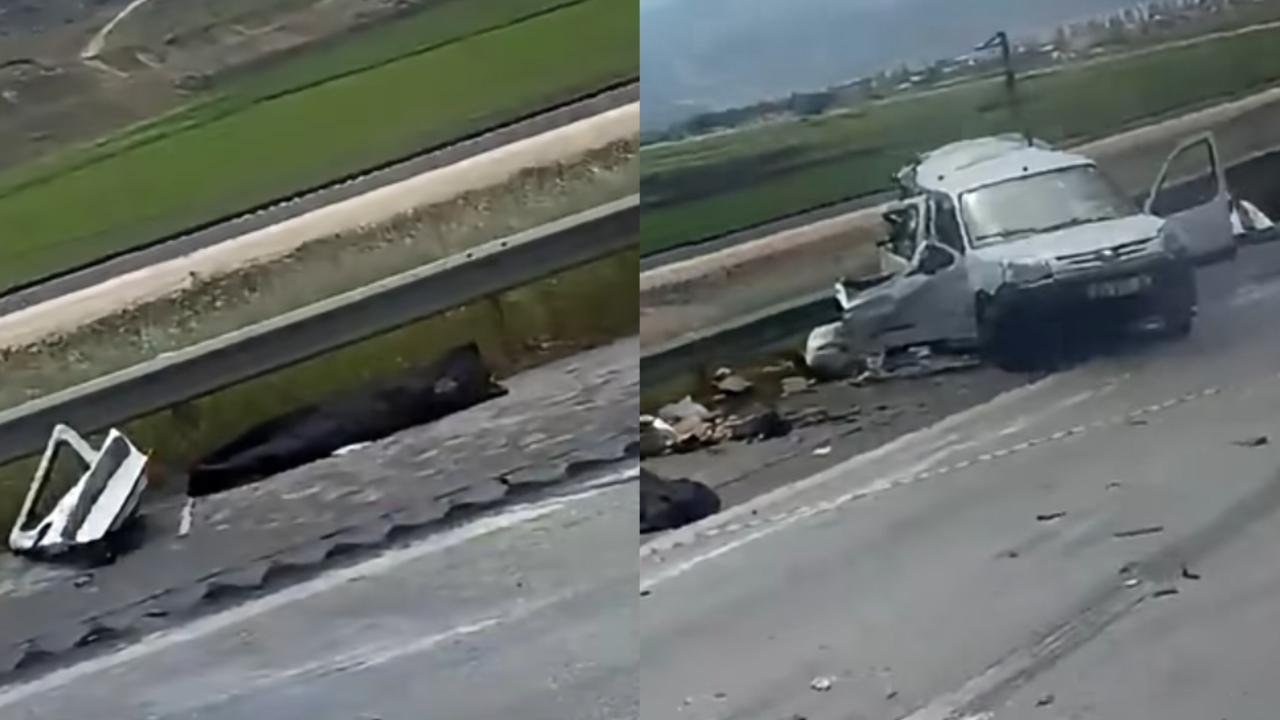Otoyolda Feci Kaza! Karı Koca Hayatını Kaybetti