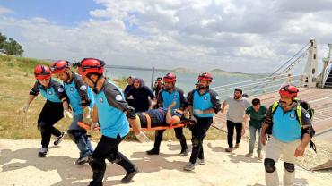 Şanlıurfa’da UMKE Ekiplerinden Nefes Kesen Tatbikat