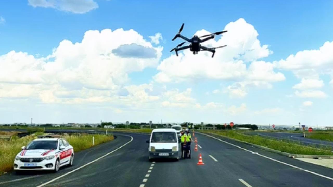Suruç’ta Kurban Bayramı Trafik Denetimi: Drone Destekli Uygulama Yapıldı