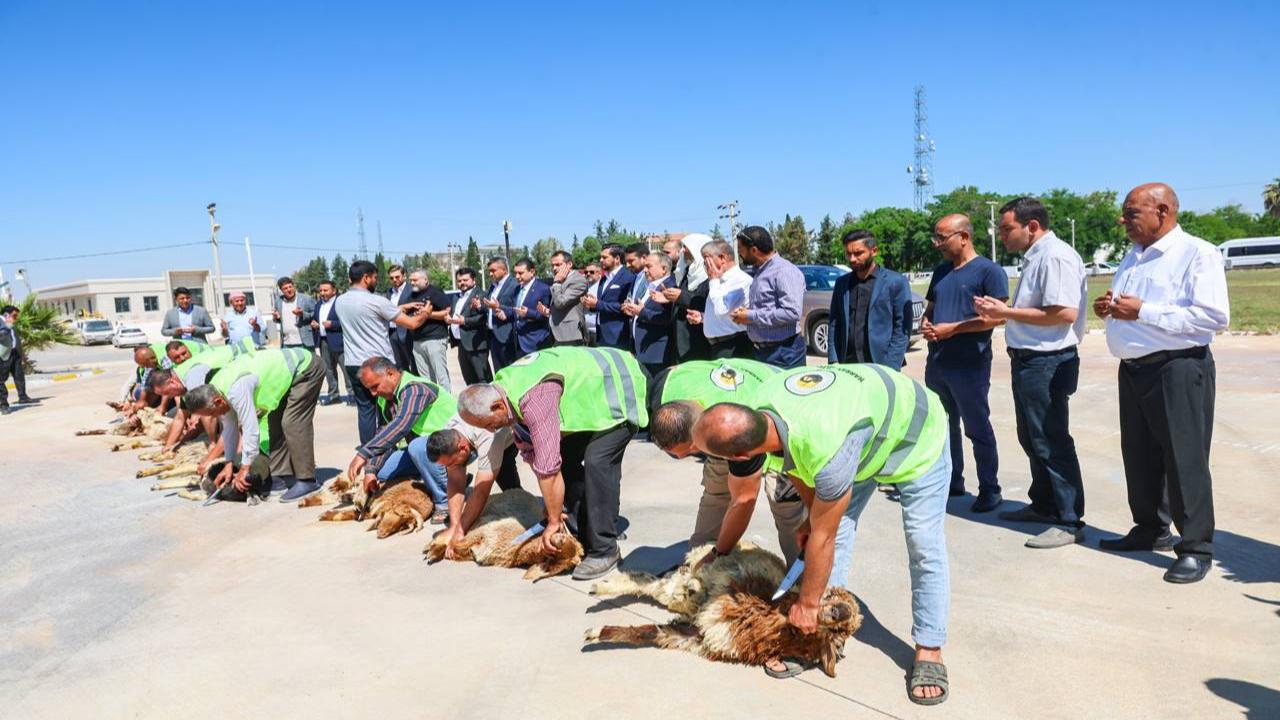Başkan Özyavuz Şanlıurfaspor'un Yeni Yonetimini Kurbanlar Keserek Karşıladı