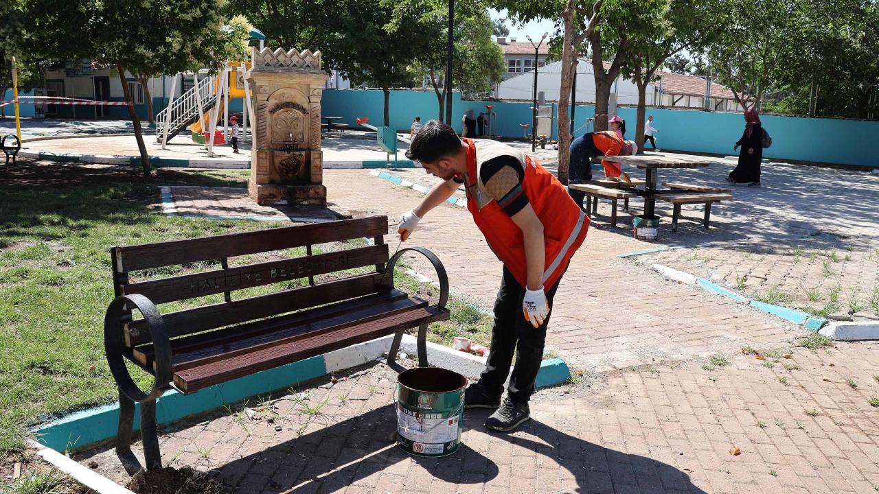 Haliliye’de Yeşil Alanlar Modernleşiyor