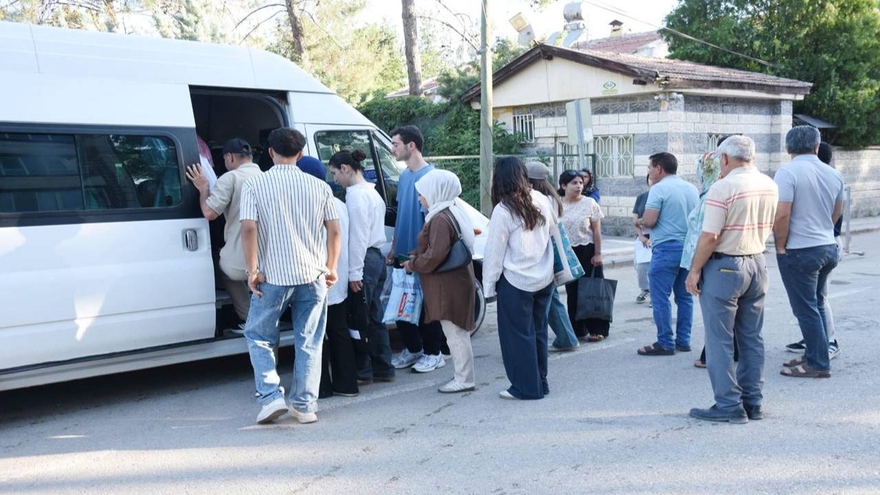 Hilvan Belediyesinden YKS Adaylarına Ulaşım Desteği