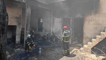 Şanlıurfa’da Motosiklet Deposunda Yangın Paniği