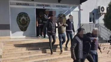 Urfa Merkezli 4 İlde Dev Operasyon: Şüpheliler Adliyeye Sevk Ediliyor