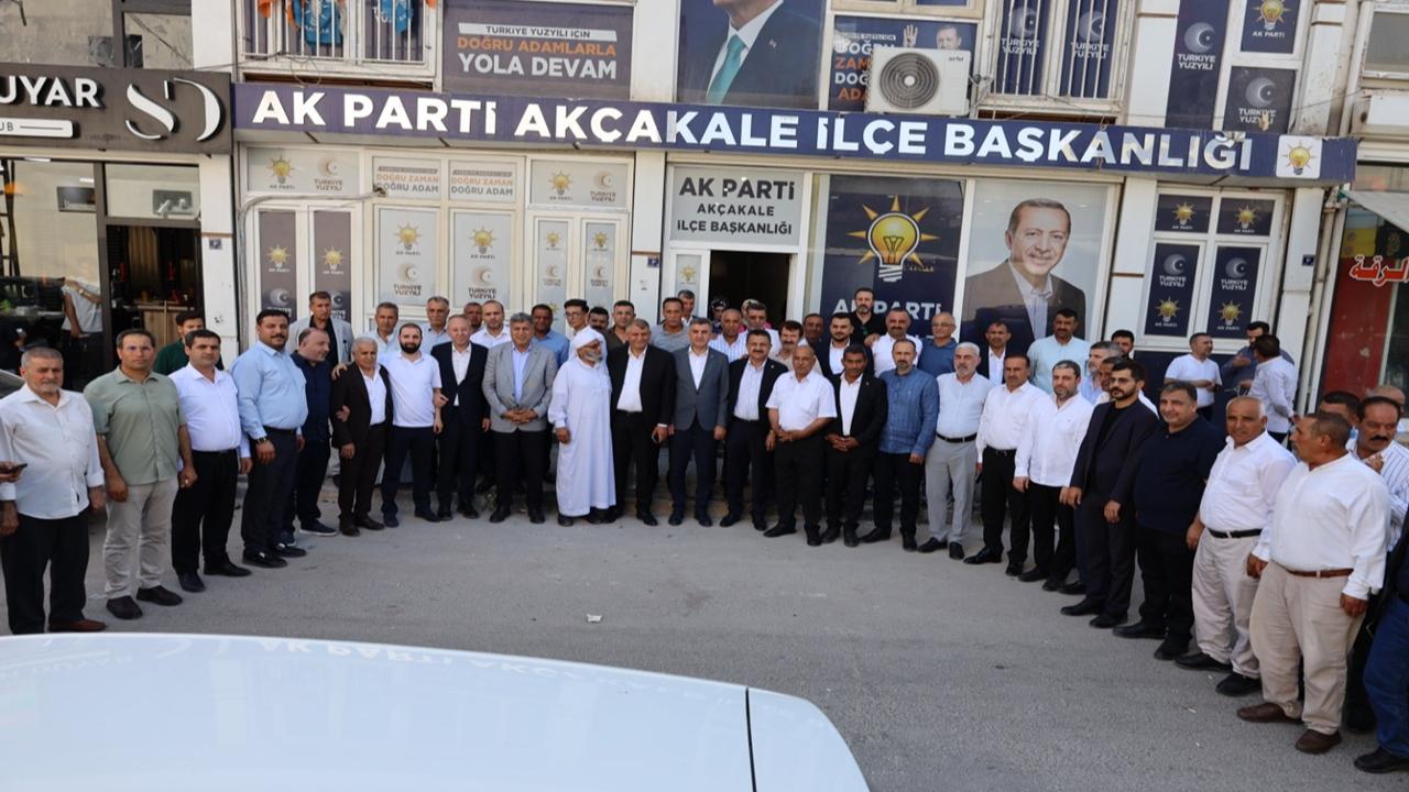 AK Parti İl Başkanı Günbegi Akçakale'yi Ziyaret Etti