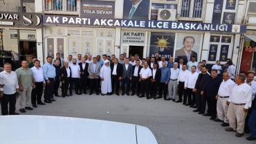AK Parti İl Başkanı Günbegi Akçakale'yi Ziyaret Etti