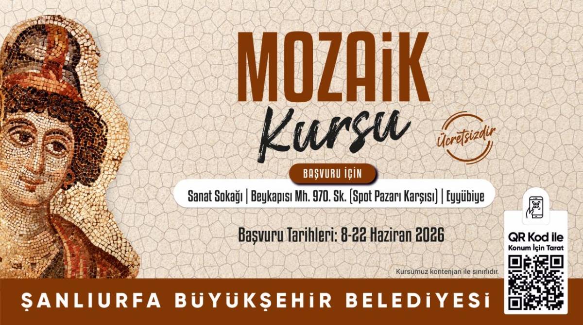 Şanlıurfa Büyükşehir Belediyesi Kültür Kursaları İçin Başvurular Başladı