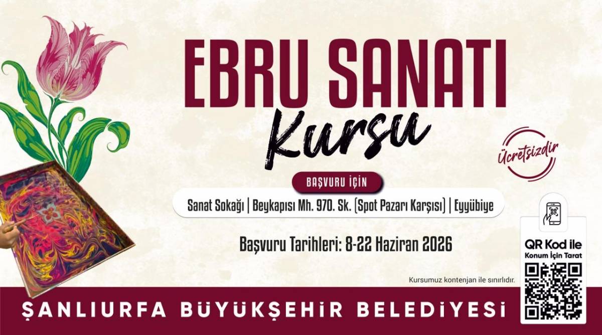 Şanlıurfa Büyükşehir Belediyesi Kültür Kursaları İçin Başvurular Başladı