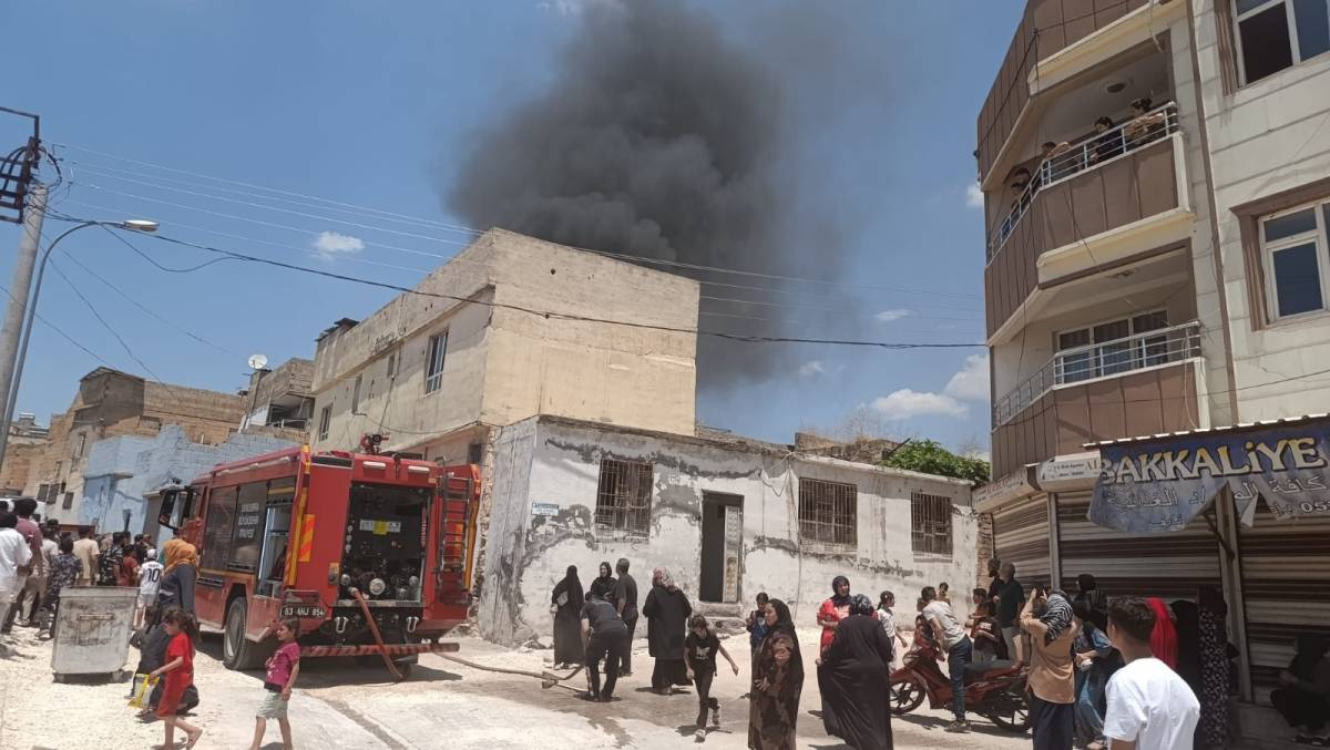 Şanlıurfa’da Korkutan Ev Yangını!