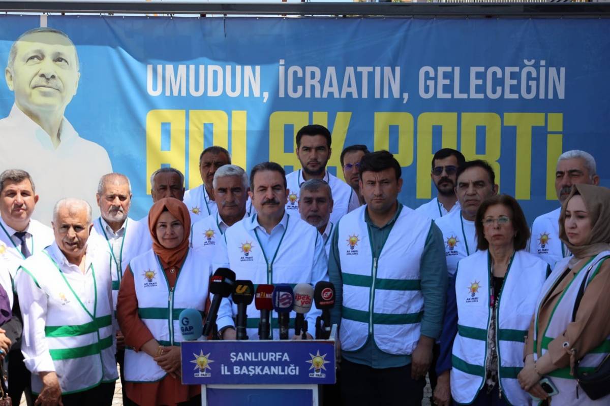 AK Parti Şanlıurfa'dan Yeşil Gelecek Vurgusu