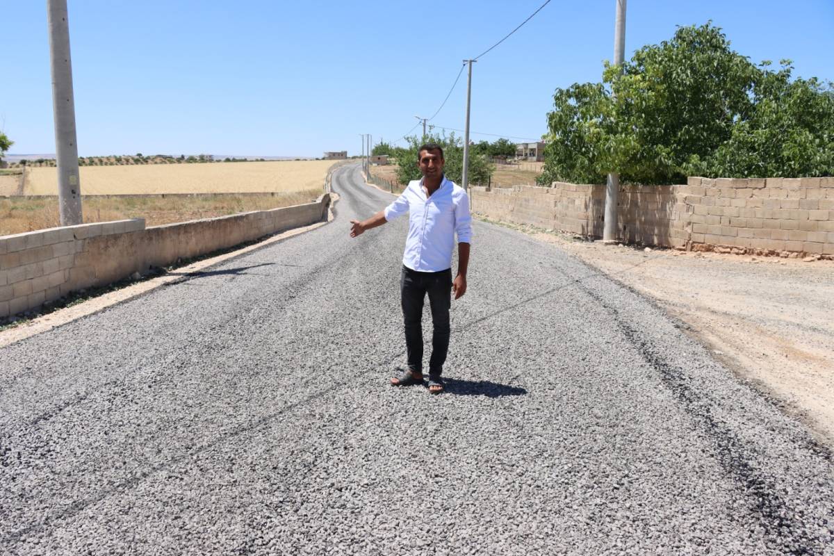 Haliliye Kırsalında Yollar Sathi Asfalt Kaplamayla Yenileniyor