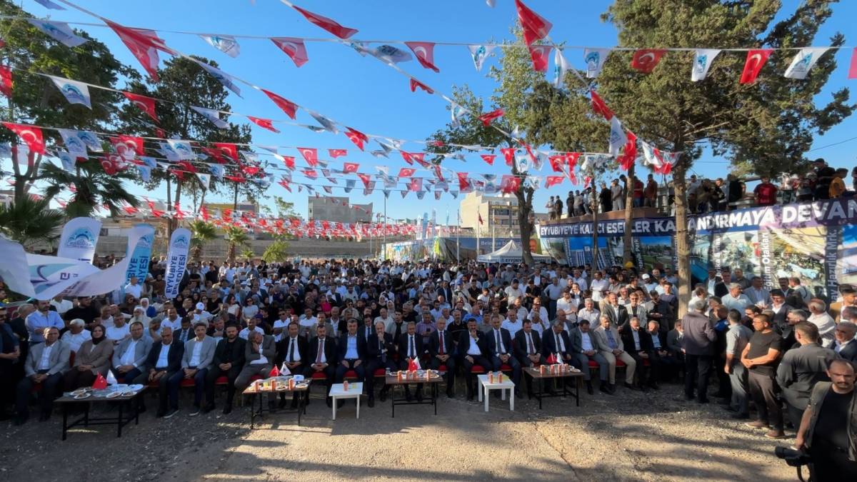 Eyyübiye Belediye Hizmet Binasının Temeli Atıldı