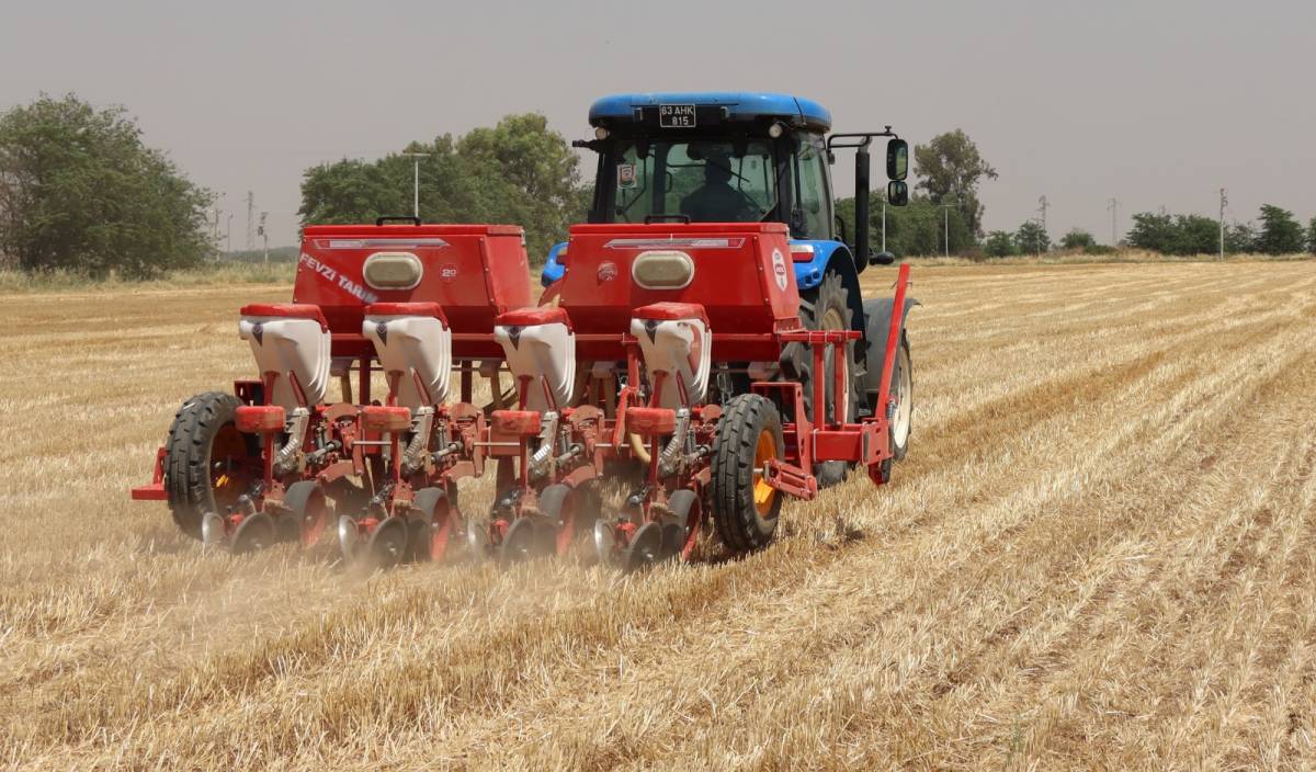 Şanlıurfa’da Anıza Doğrudan Ekim Çalışmaları Genişletildi