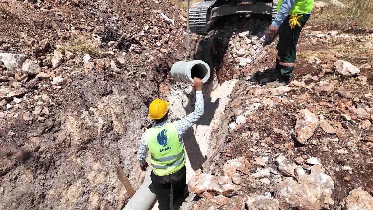 ŞUSKİ, Halfeti’de Altyapı Güçlendiriyor