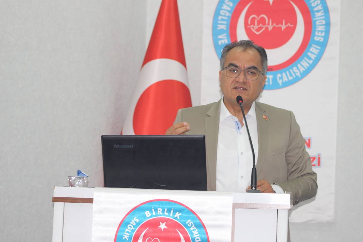Birlik Sağlık-Sen Anadolu Güney Şubesi'nin 1. Olağan Kongresi Yapıldı: Hasan Çalışcı Başkan Seçildi