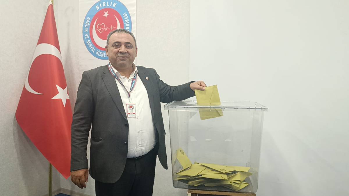 Birlik Sağlık-Sen Anadolu Güney Şubesi'nin 1. Olağan Kongresi Yapıldı: Hasan Çalışcı Başkan Seçildi